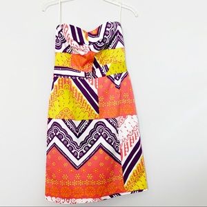 Trina Turk Tangier Frame Cora Dress in Guava 4